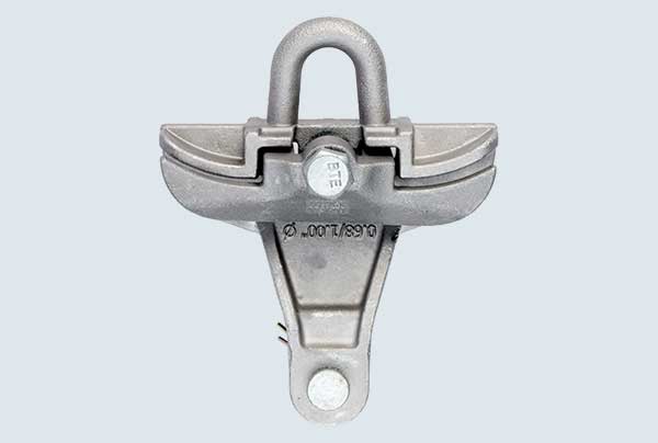 Pole line suspension clamps